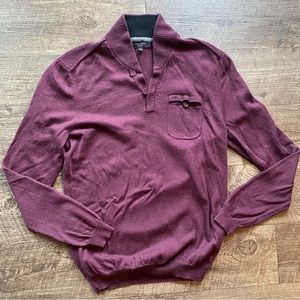 Ted Baker London 4 cashmere wool sweater small medium Luxe cashmere jumper